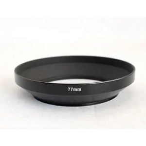 49 52 55 58 62 67 72 77 82mm noir caméra pare-soleil en métal grand Angle vis dans le pare-soleil