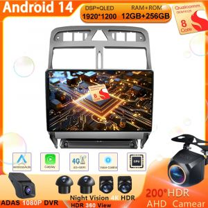 Autoradio Android pour voiture graduée, 307 307CC 307SW 2004-2013, limitation automobile, récepteur