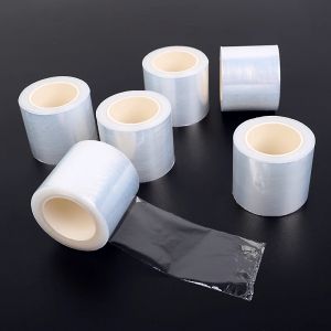 5 pièces tatouage enveloppes en plastique couverture conservateur collant Film nu Semi Permanent