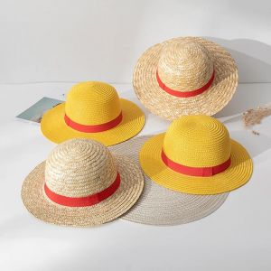 Chapeaux de paille Monkey D Luffy, une pièce, casquette de Cosplay pour hommes, femmes et enfants,
