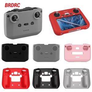 BRDRC Coque en silicone pour DJI Mini 4K/Mini 3 Pro/Mavic 3/Mini 2/Air 2S Drone RC-N1/SEE/N3