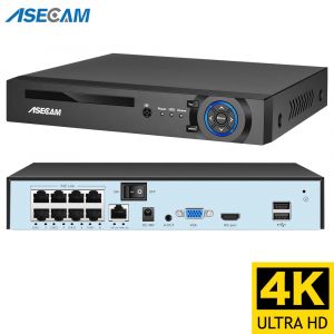 Ultra HD 4k Détection facial camera video surveillance NVR POE 8mp de vidéosurveillance  ,