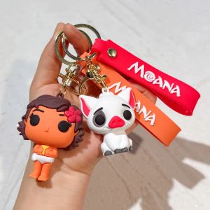 Porte-clés figurines de film Disney Moana 2, jouets pour enfants, Fans, sac à dos, accessoires