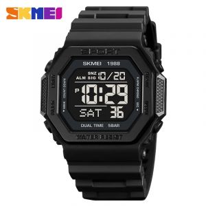 SKMEI 1988 montre numérique pour hommes étanche rétro-éclairage hommes sport montres étudiant compte