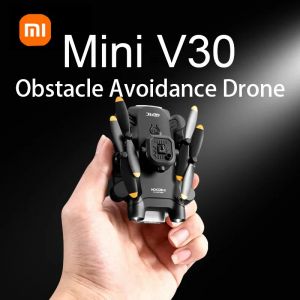 XIAOMI-V30 Mini 4DRC Drone avec caméra HD, 4K, 1080P, FPV, RC Drones, Hélicoptère d'évitement