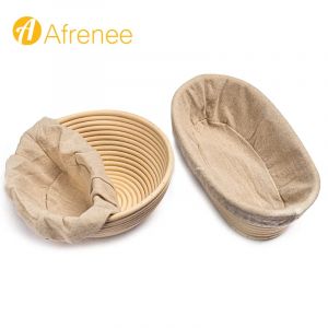 Mir en rotin fait à la main, JxProofing, Fermentation naturelle, Jantes de pâte, Banneton, Filles de