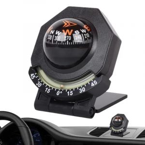 Boussole marine pour bateaux boussole de voiture qui brille dans le noir boussole marine Portable