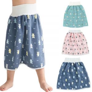 Couche-culotte imperm&eacute;able pour b&eacute;b&eacute;, jupe pantalon pour l'entra&icirc;nement au pot, couche-culotte