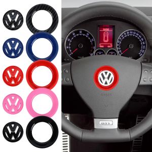 Autocollant de garniture de Logo de volant en plastique ABS, style de voiture, Volkswagen 4 Motion