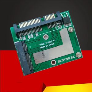 MSATA SSD vers 2.5 ''SATA III 6.0Gbps adaptateur convertisseur carte Riser Module carte Mini PCIE