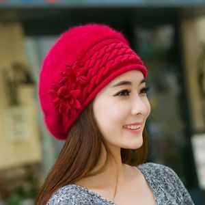 Chapeaux élégants en patchwork floral pour femmes, casquette pour dames, chapeau de béret Skullies,