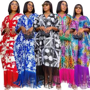 Robes africaines pour femmes, glands, mode africaine, Boubou Dashiki Ankara, tenues, Robe de soirée