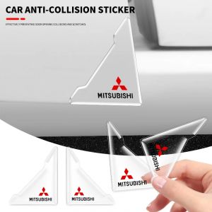Autocollants de protection transparents pour coin de porte de voiture, 2 pièces/ensemble, pour