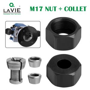 LAVIE M17 6mm 1/4 8mm 9.5mm 10mm machine &agrave; graver mandrin &eacute;crou routeur &eacute;lectrique fraise