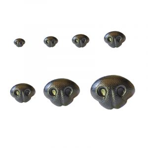 Noses de chien lisses enfichables, accessoires de bricolage pour poup&eacute;e jouet au Crochet, fourniture