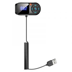 Transmetteur FM sans fil Bluetooth 5.0, lecteur Mp3 pour voiture, Kit mains libres, Audio Aux LCD,
