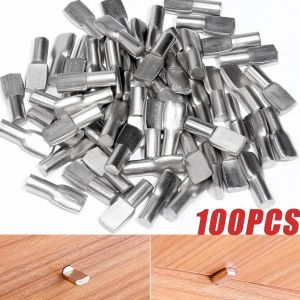 100/20 pièces Support d'étagère goujons chevilles broches bouchons 4.8mm séparateur d'armoire fixe