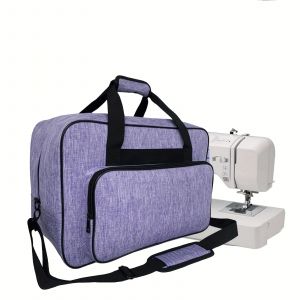 Mallette de transport pour machine à coudre, sac fourre-tout universel avec sangle initiée,