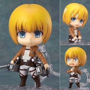 # 435 attaque sur Titan Armin Arlert Anime fille Figure Levi Ackerman Figurine Shingeki no Kyojin