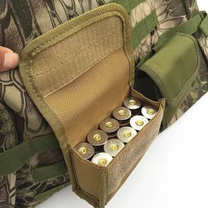 10 ronds Molle coque support de pochette 12GA Airsoft munitions taille sac EDC chasse Bandolier