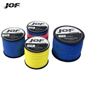 JOF-Fil de pêche tressé en PE, 300-1000m, 4 brins, 0.10mm-0.50mm, 8-80lb, Japon