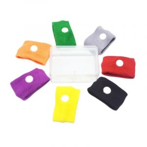 2 pièces voyage maladie du matin Bracelet Anti nausée voiture Van avion de mer Bracelet
