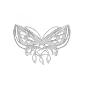 Femmes gros bijoux les elfes Arwen Evenstar papillon broche broche Badge accessoires couleur argent