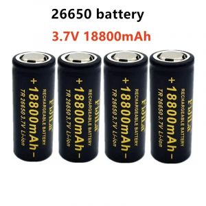 100% batterie originale hohe qualit&auml;t 26650 18800mAh 3,7 V 50A lithium-ionen akkuukan 26650 LED