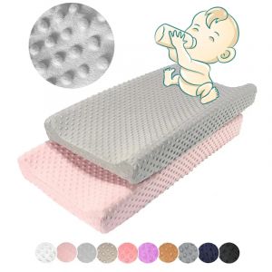 Housse de protection pour berceau de bébé et matelas à langer en coton doux et respirant, adaptée à