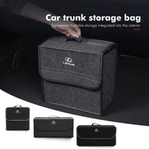 Poudres de rangement pour siège arrière de voiture, sacs d'évaluation de coffre en feutre doux pour