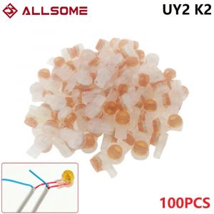 ALLSOME 100 pièces équivalent 3M Scotchlok UY2 K2 K1 connecteur Scotchlok remplissage de graisse