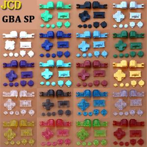 JCD 1 jeu pour GameBoy Advance SP ensemble de boutons complets en plastique pour GBA SP A B