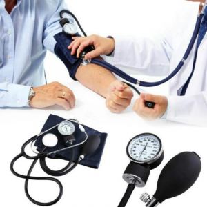 Tensiomètre manuel double face, stéthoscope, brassard, sphygmomanomètre diastolique, médecin, maison