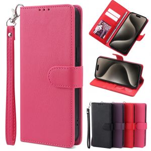 Étui en cuir Pu solide pour ZTE Blabe V30 V41 Axon 10 11 30 40 Lite SE V2020 Pro Tempo X Libero IV