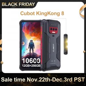 Cubot KingKong 8 Smartphone 12Go+256Go - Batterie de 10600 mAh(18W)- Android 13-Écran 6.53" HD+
