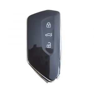 Coque de clé de télécommande à 3 boutons, pour Volkswagen Golf 8, étui pour cartes intelligentes VW