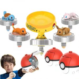 Pokemon Spinner balle bataille Gyro jouet Pikachu Charmander Mewtwo monstres de poche toupie