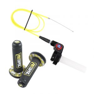 Accélérateur 7/8"22 mm ​ ​ ​ ​ Poignée d'accélérateur à tour rapide 1/4 + câble d'accélérateur