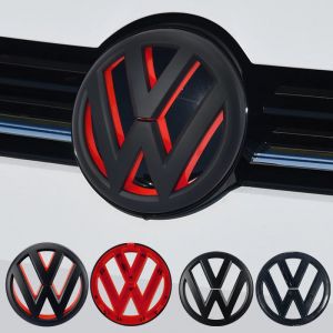 Badges de calandre avant de voiture, emblème de coffre arrière, couvercle, Logo autocollant pour VW