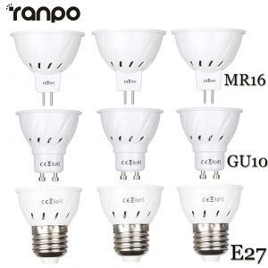 Ampoule LED lampe E27 GU10 MR16 Ampoule Spot ampoule Led Lampara Bombillas 2835 SMD 4W 6W 8W AC 110V