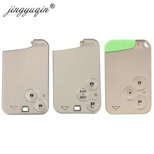 Jingyuqin 2/3 boutons voiture clé à distance coque de carte à puce étui sans clé pour Renault Laguna