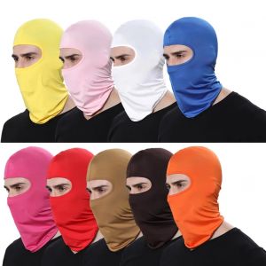 Cyclisme Lycra Bandana moto coupe-vent cagoule Ski visage chapeau équitation capuche casque pour