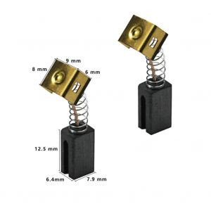 Balais de carbone pour meuleuse d'angle, outil électrique, brosse en Graphite pour Black Decker