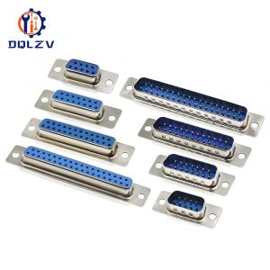 Connecteur de Type à souder D-SUB 9 15 25 37 broches mâle femelle, adaptateur de Port série à