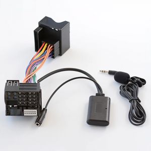 Câble adaptateur auxiliaire de voiture, Bluetooth + micro, pour Peugeot 307 308 407 RD4, Radio CD