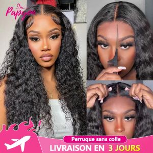 Perruque Cheveux Humain Sans Colle Ni Gel 4x4 Perruque Bouclées Cheveux Humain Perruque Livraison 3