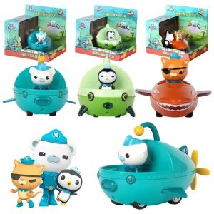 Octonauts originaux retirer voiture enfant avion Mini alliage voiture Barnacles Kwazii Peso Friction