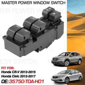 357LiquT0A-H01 Commutateur de commande de lève-vitre de voiture 26 broches pour Honda CR-V CRV