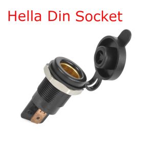 Adaptateur de chargeur Din Hella, petite prise ue 12V/24V, prise de courant, allume-cigare, support