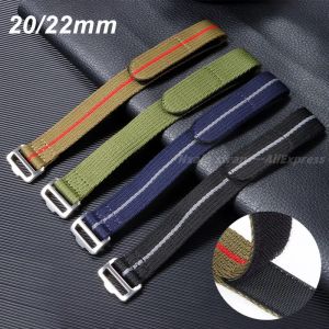 20mm 22mm Bracelet de montre en Nylon pour Tudor pour Seiko Bracelet hommes femmes sport militaire